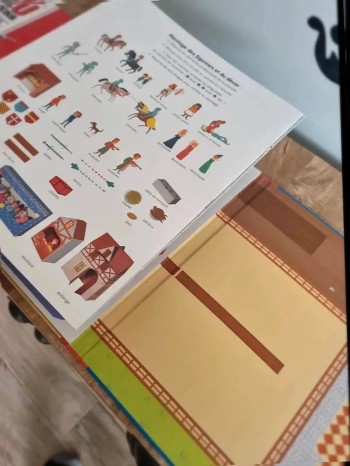 Livre de construction un tournoi au moyen age fleurus - photo numéro 8