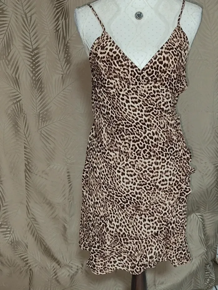 Robe léopard -Taille 40-Cache coeur 🤎Pimkie