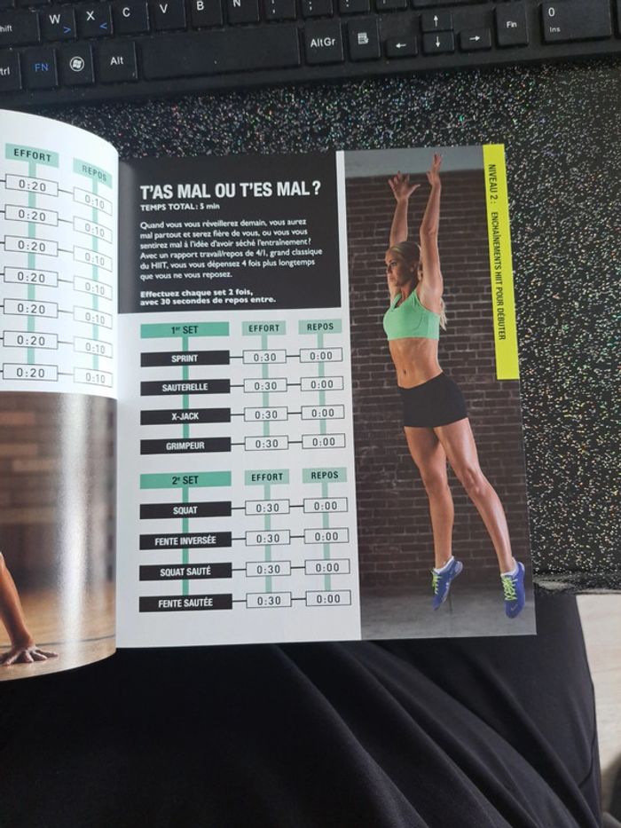 Livre entraînement HIIT femme - photo numéro 2