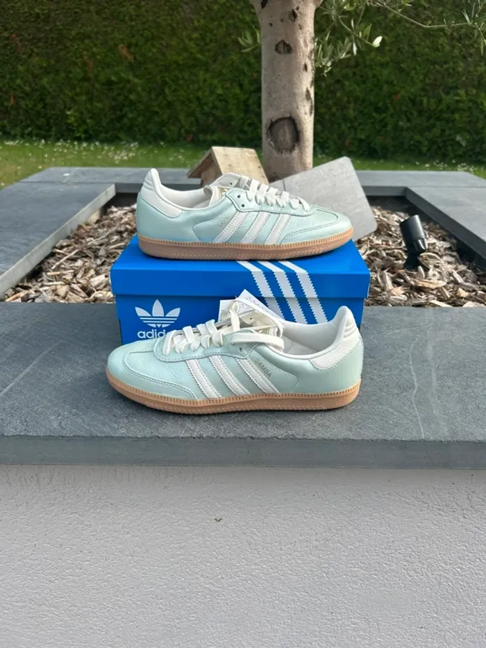 Adidas Samba OG - Linen Vert Mettalic - 39 1/3