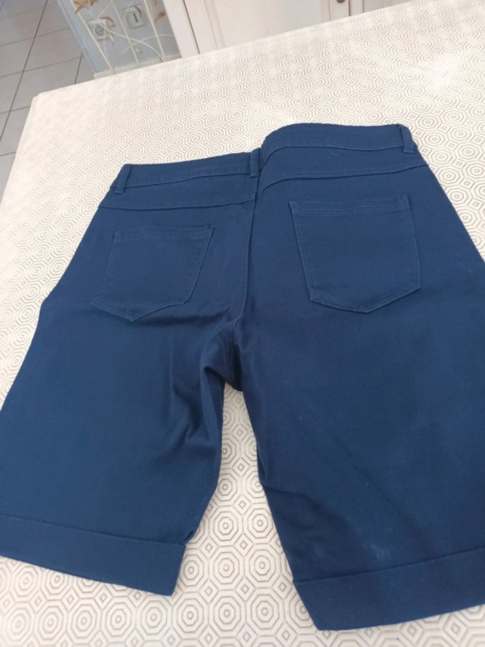 Bermuda Tissaia T 38 bleu - photo numéro 4