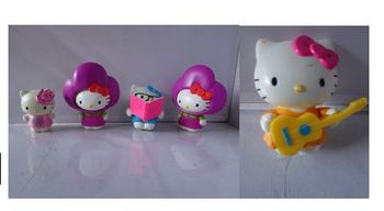 Lot de 5 figurines Hello Kitty