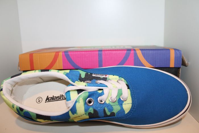 baskets basse bleu 41 - photo numéro 4