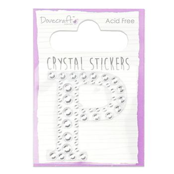 Décoration Stickers Crystal Dovecraft Lettre P