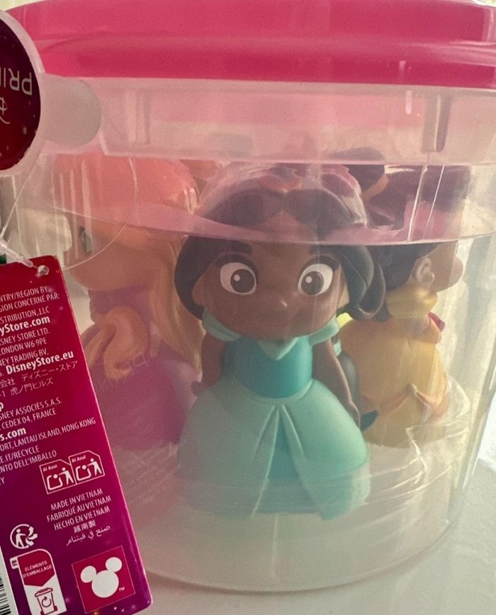 Ensemble jouets de bain Princesses Disney Tiana Belle Jasmine seau - photo numéro 5
