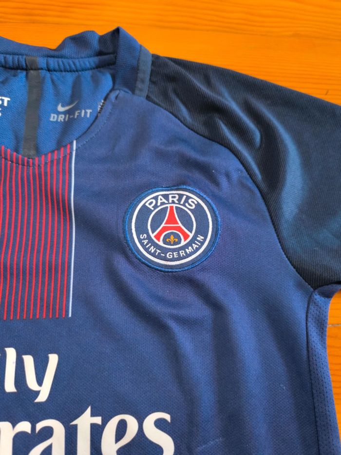 Maillot de foot du PSG - 2016 - Nike - Marine/rouge - Taille S (24) enfant - photo numéro 5
