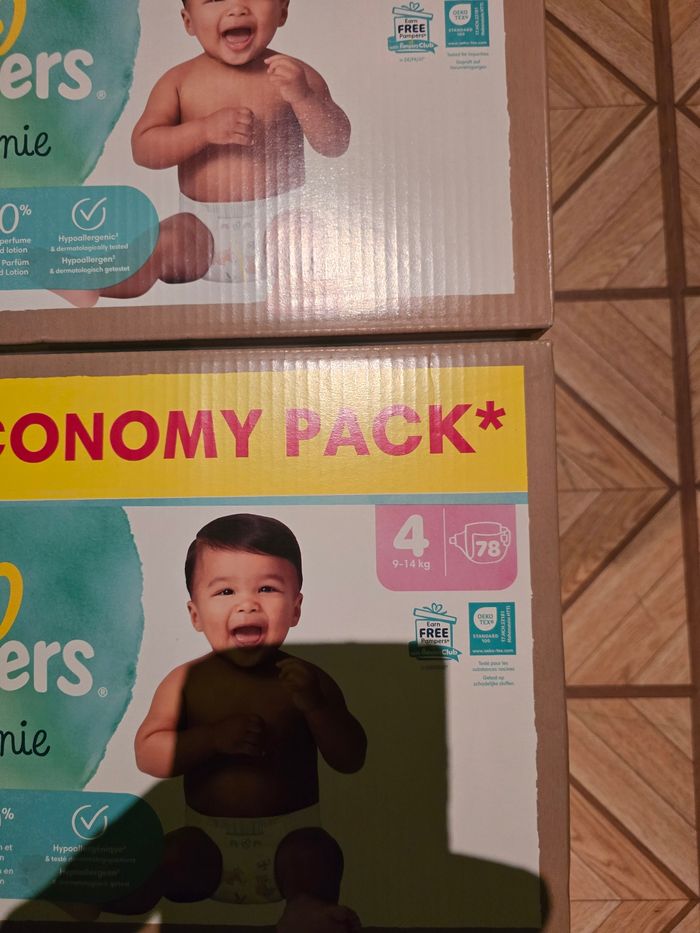 🌟 Pampers hamonie 2x78 couches Tailles 4 (9 - 14 kg) 🌟 - photo numéro 2