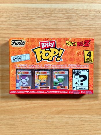 Pack 4 Funko Bitty Pop! Dragon Ball Z (Inclus MYSTERY)