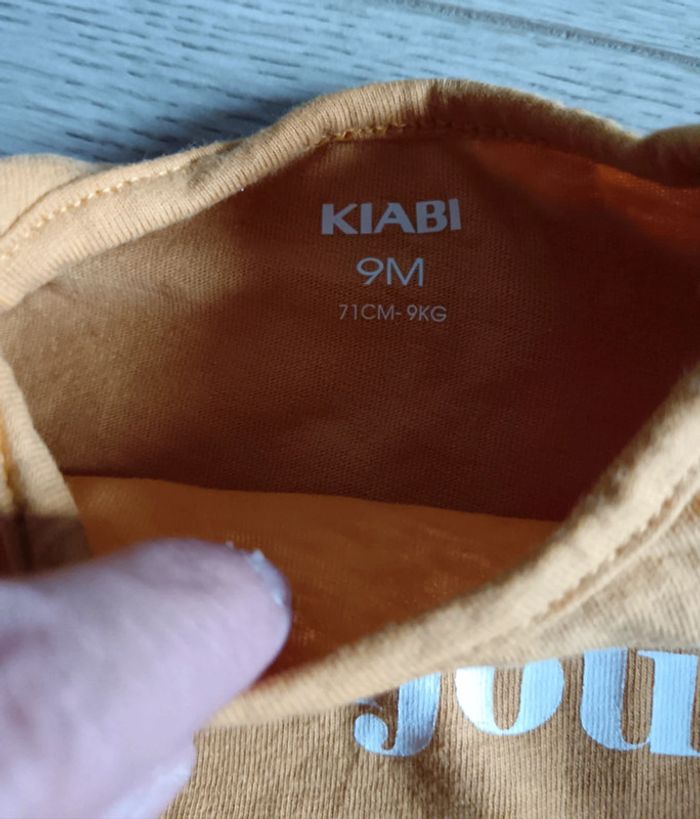 Ensemble pantalon tee shirt manches longues bonjour fleurs 9 mois - photo numéro 5