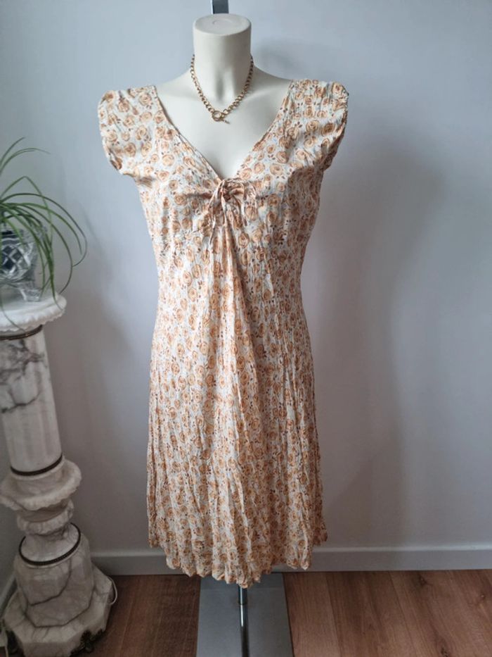 Robe longue fleurie Vintage année '80 - photo numéro 3