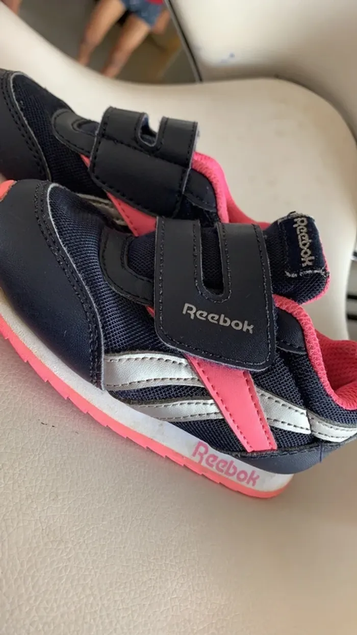 Baskets fille Reebok - Rose et bleu - photo numéro 3