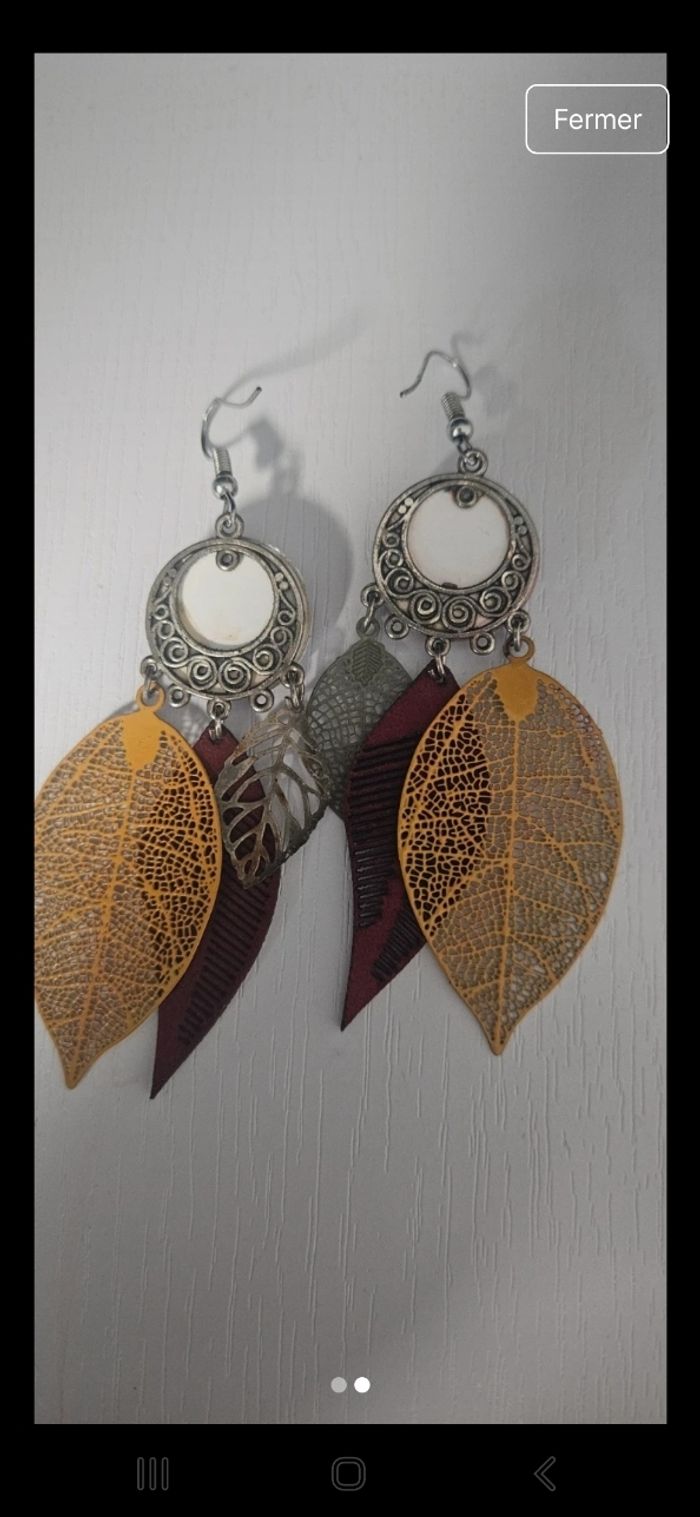 Paire de boucles d'oreille - photo numéro 2