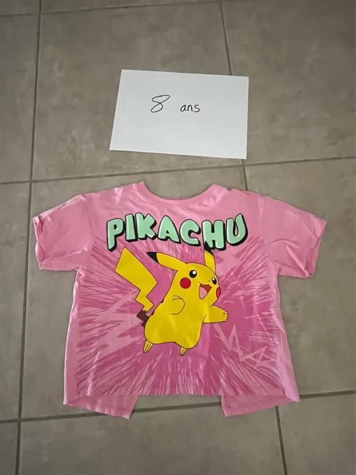 T’es shirt Pokémon 7/8 ans