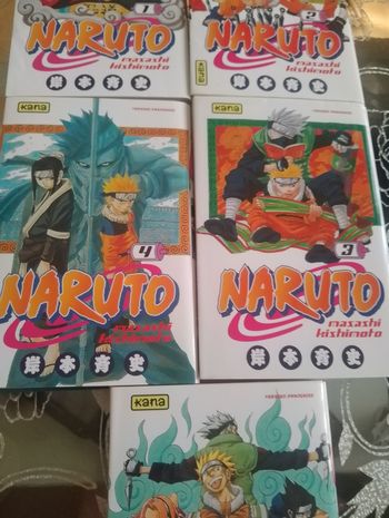 Lot de 5 livres Naruto