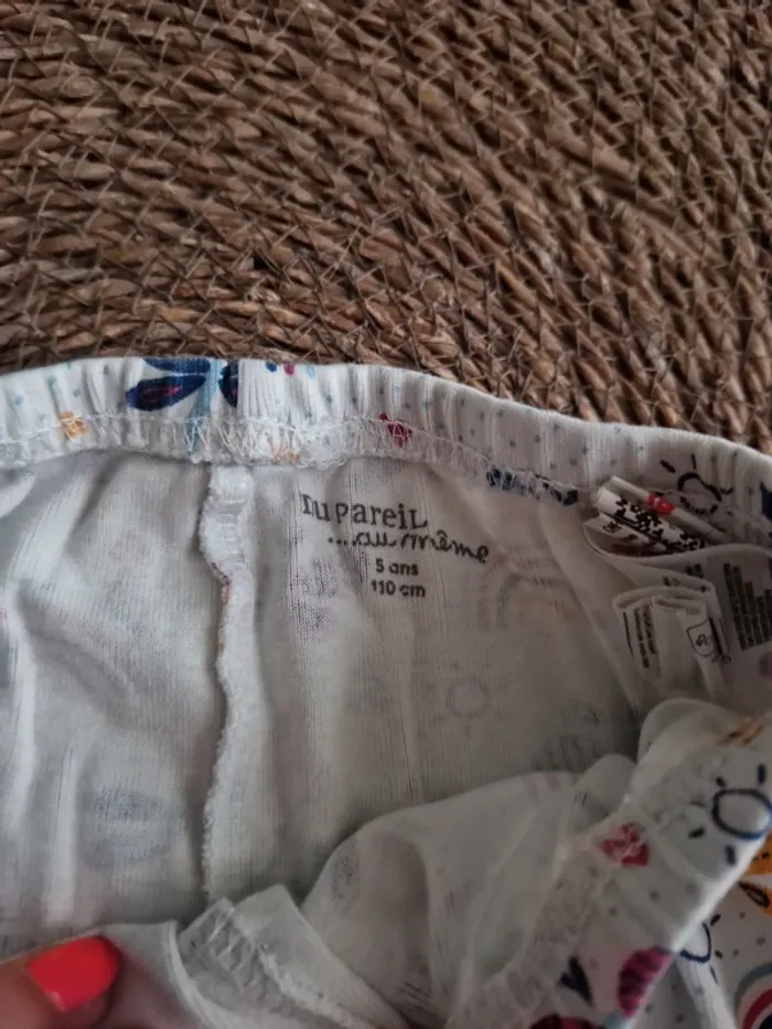 Pyjama 2 pièces DPAM fille taille 4 ans - photo numéro 3