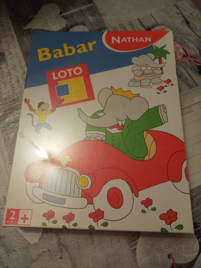 Jeu LOTO "Babar" des éditions Nathan - Neuf