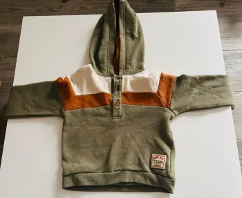 Sweat garçon kaki