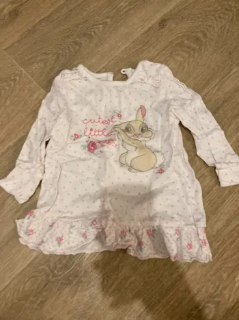 T shirt manches longues miss bunny 9-12 mois