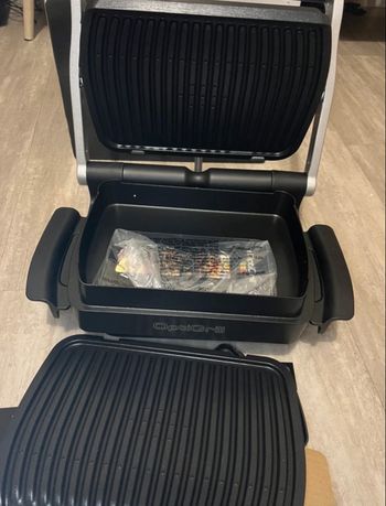 OptiGrill  tefal neuf avec plaque gratin 
