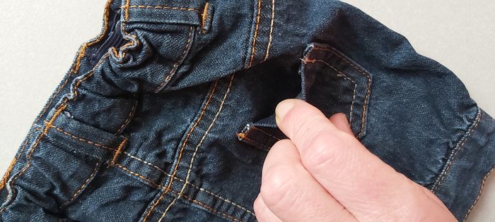 Jupe en jeans 18 mois - photo numéro 6