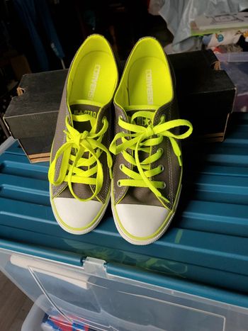 Converse Femme P.39 Grise et jaune