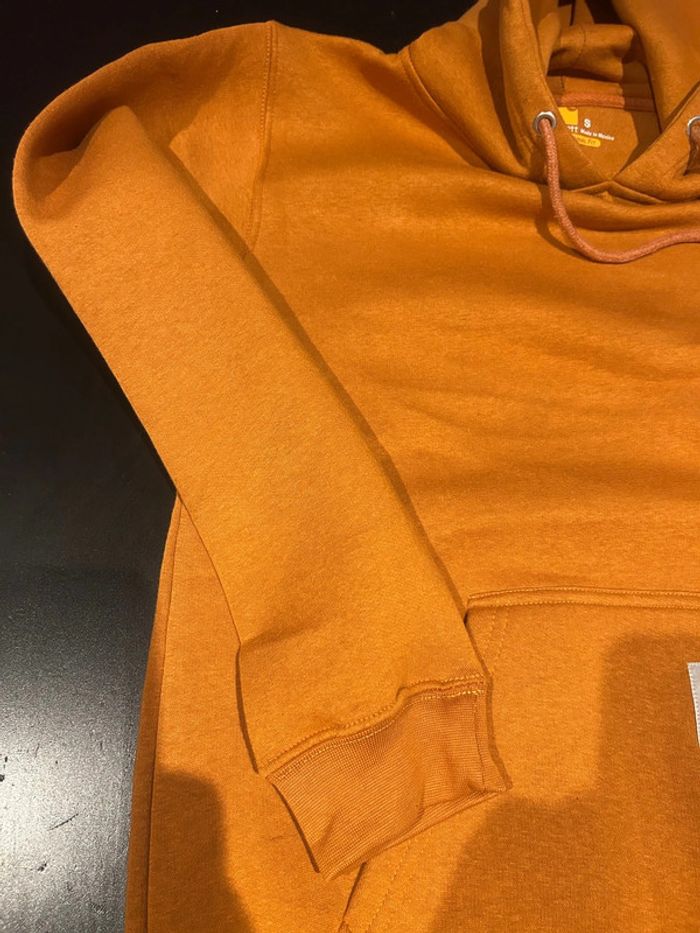 Sweat capuche carhartt marron taille S - photo numéro 5