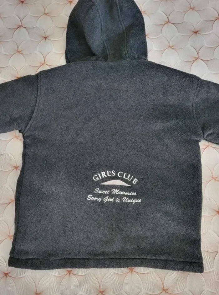 Manteau  Enfant chaud Fille Taille  8  ans  noir très bon état - photo numéro 7