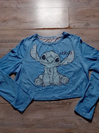 Top court longue manche Stitch Taille  L