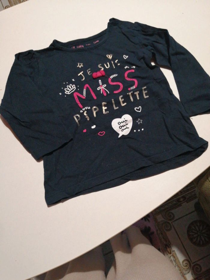 Tee-shirt manches longues miss pipelette