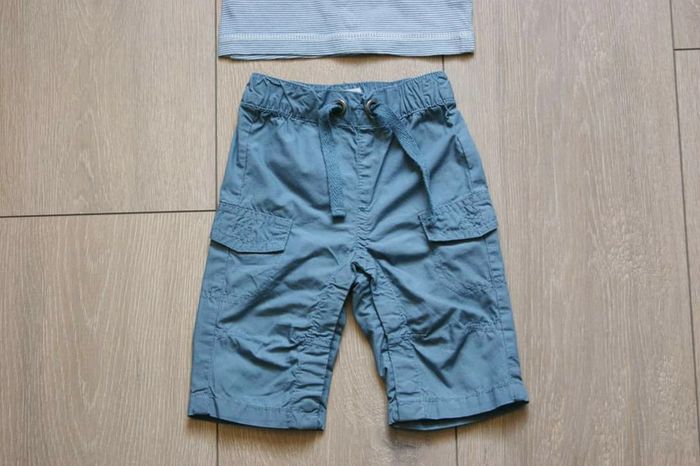 Ensemble 2 pieces bleu. Garçon 1 mois. Marque Kitchoun - photo numéro 3
