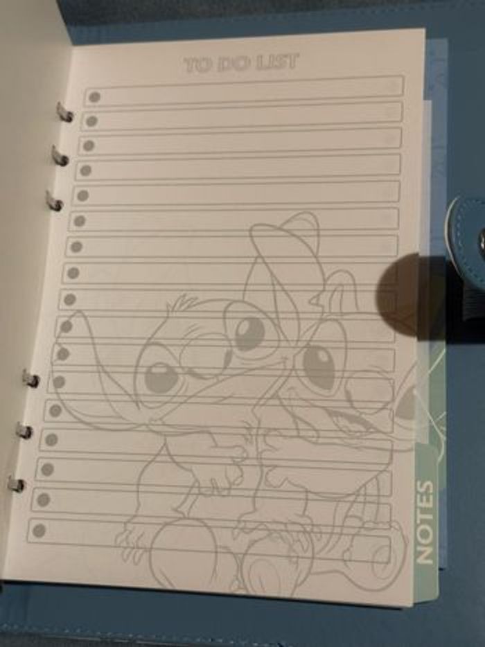 Planificateur / organiseur / agenda Stitch - photo numéro 9