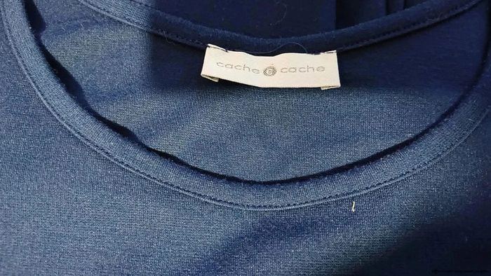 Robe bleu évasée Cache Cache – coupe fluide extensible, sans manches, convient du 36 au 42 - photo numéro 7