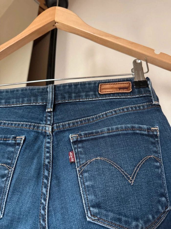 jean bleu foncé w 25 Demi Curve Modern Rise skinny levis - photo numéro 6