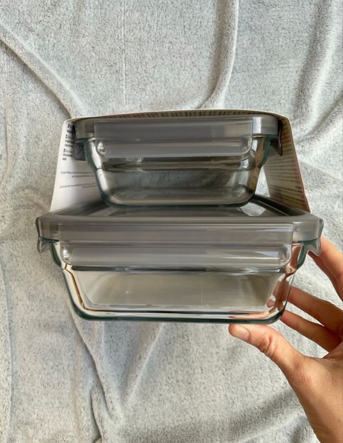 Lot de 2 boites en verre Tefal gris - photo numéro 6