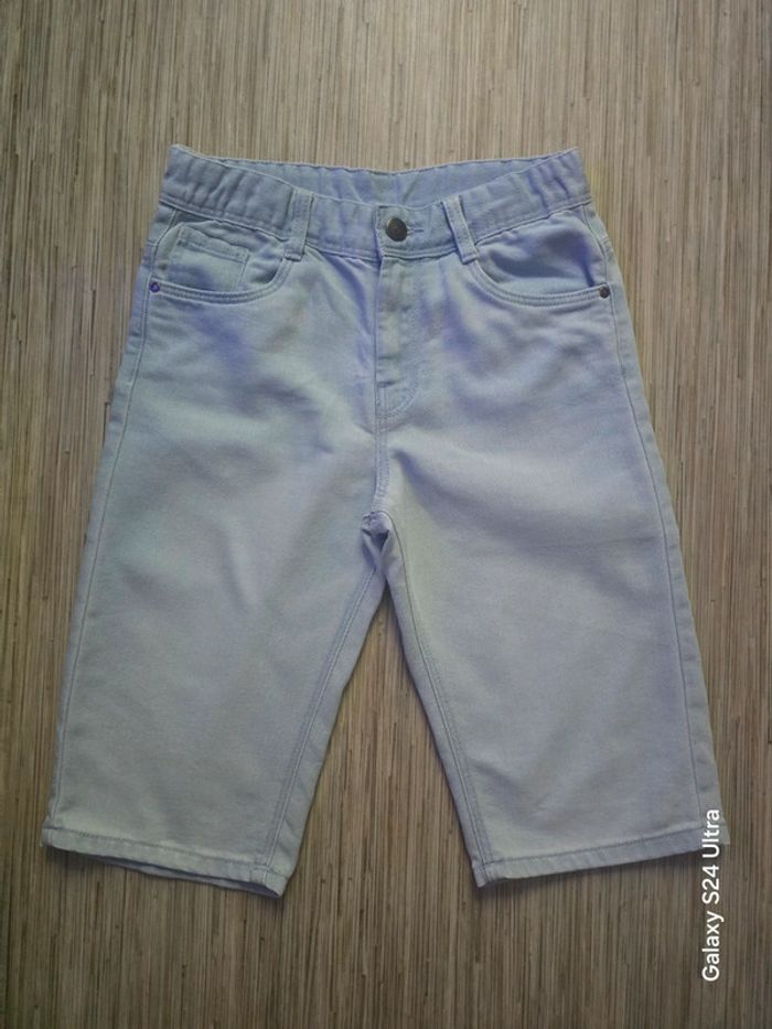 Short en jean bleu clair - TAO - Taille 12 ans