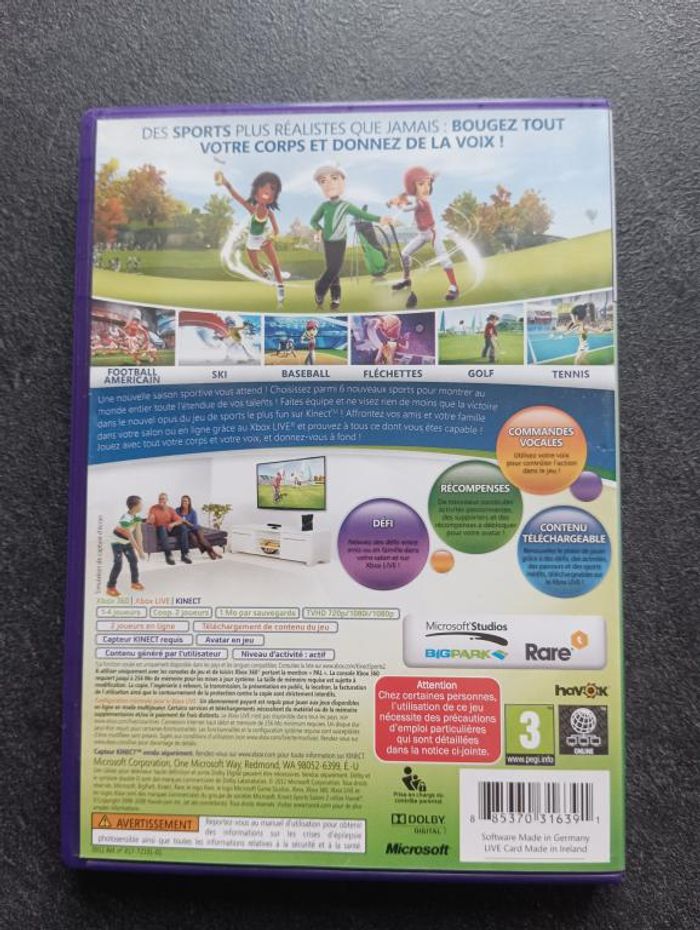 Microsoft - Xbox 360 - Kinect sports - Saison 2 - photo numéro 2
