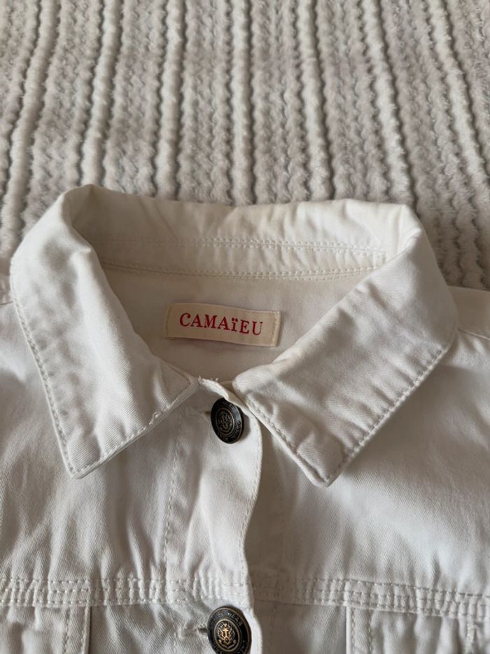 Veste en jean blanche / Taille 36 - photo numéro 5