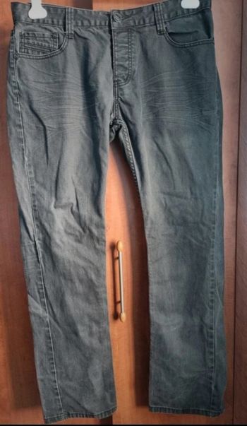Jeans noir gris slim fit taille 36 (46 FR)