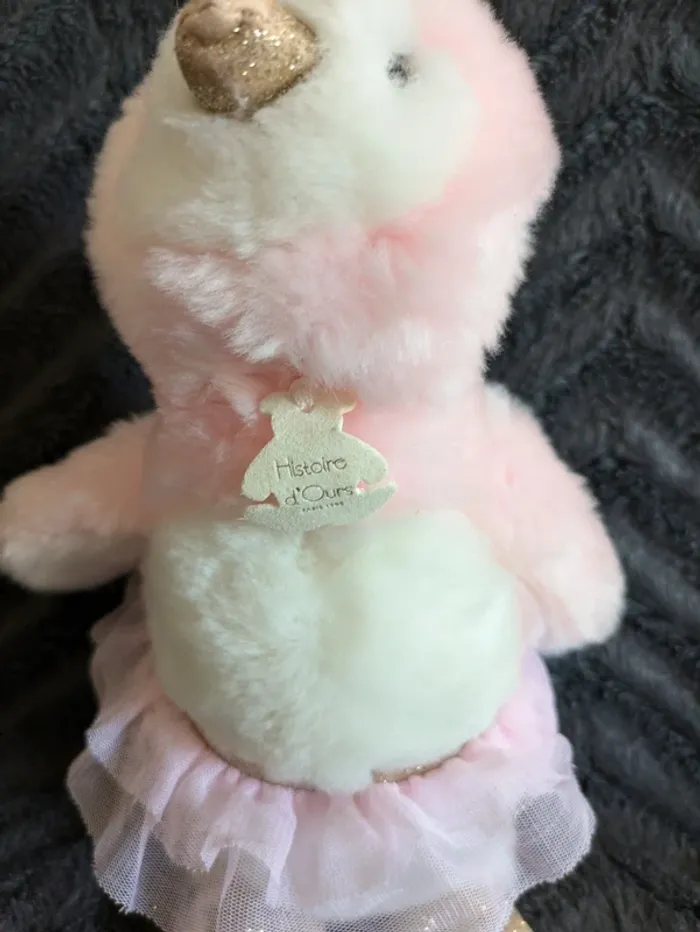 Peluche Pingouin rose - photo numéro 3