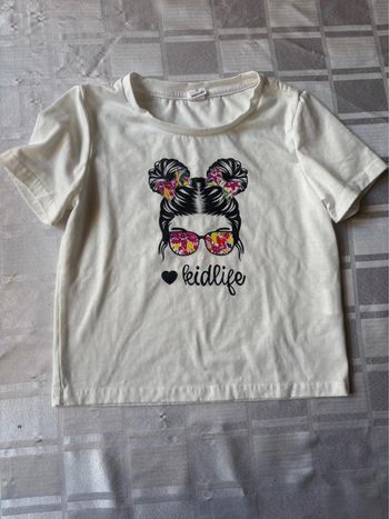 T-shirt court 7 ans