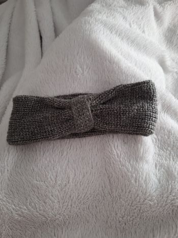 Cache-oreille tricot gris mint&berry