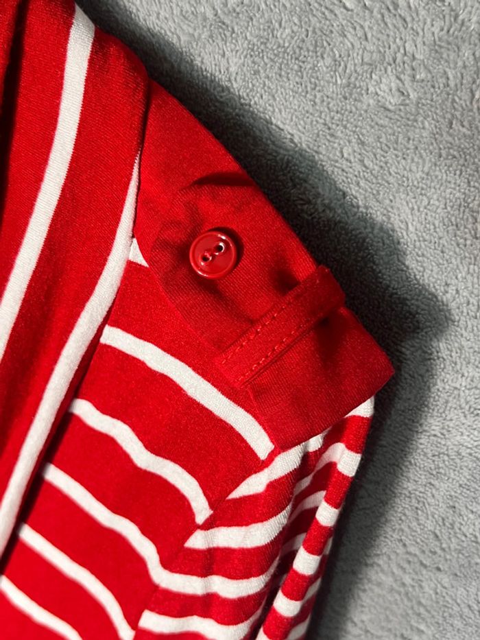 🎉 Pull rayé Morgan rouge et blanc taille S_M 🎉 - photo numéro 6