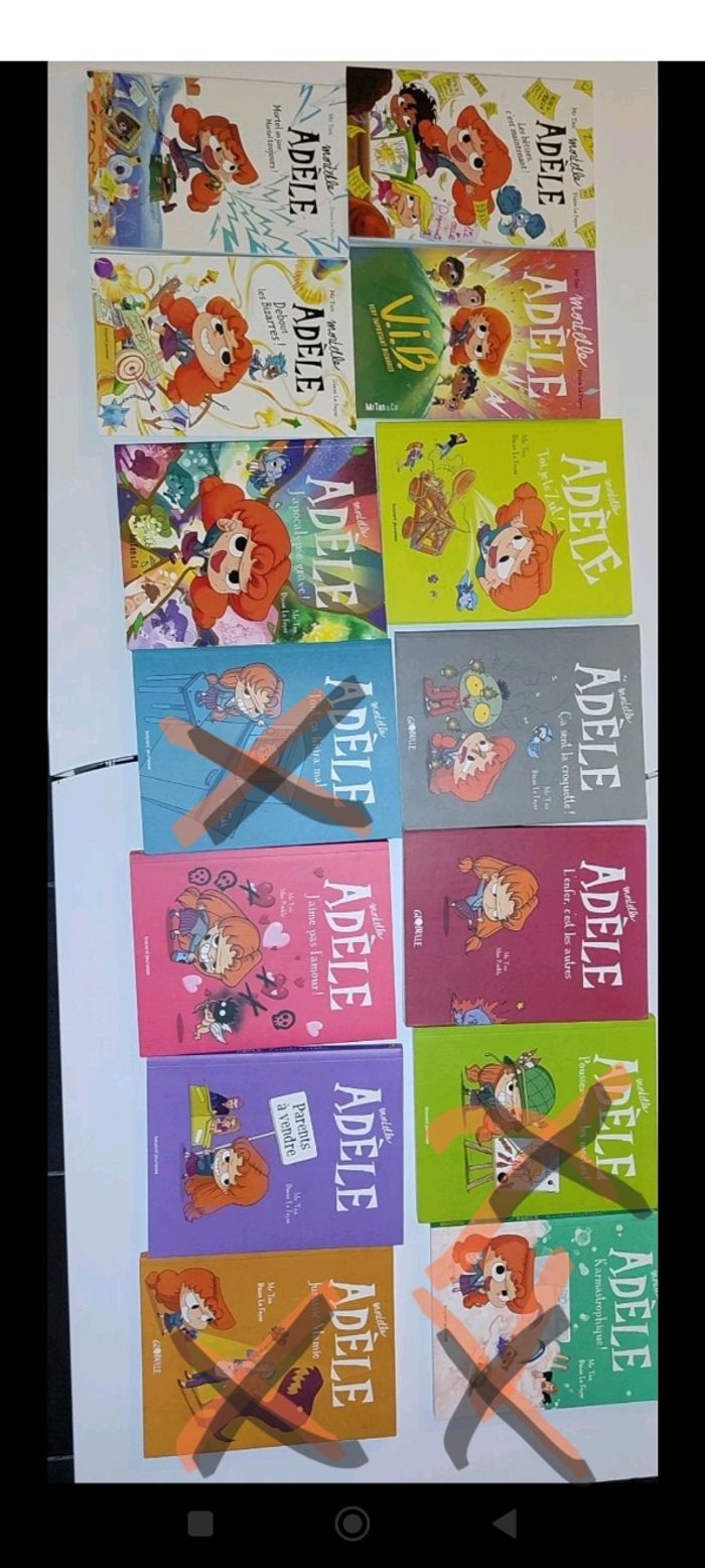 Lot 10 livres Mortelle Adèle