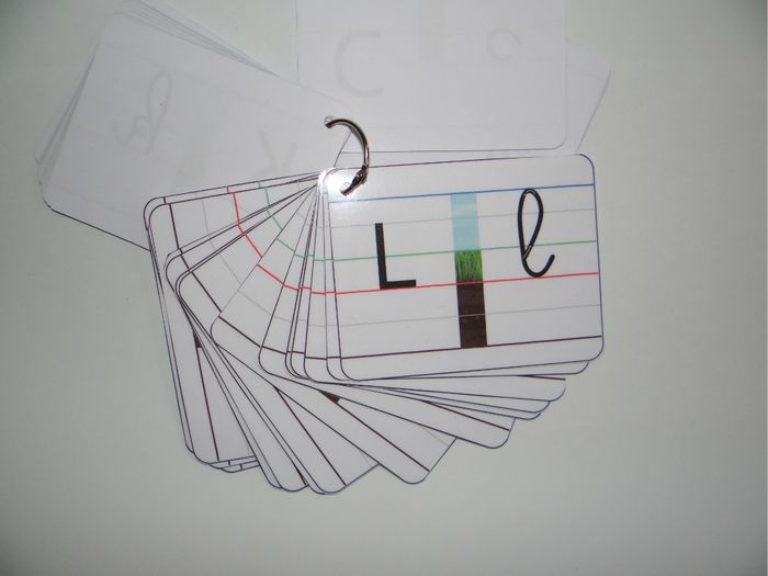✍️ Cartes d’écriture cursive & capitales – Méthode Dumont inspirée - photo numéro 2