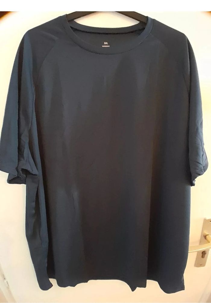 T-shirt homme Noir, taille 5XL