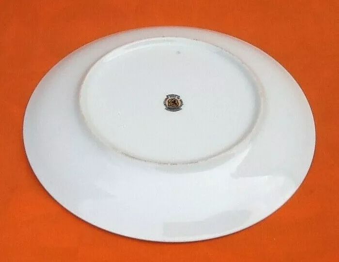 6 assiettes plates Porcelaine fine de Bohème décor floral - photo numéro 4