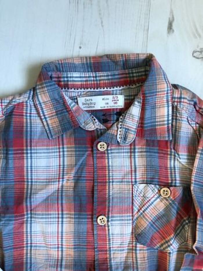 Chemise manches longues Zara neuve 2 / 3 ans - photo numéro 2