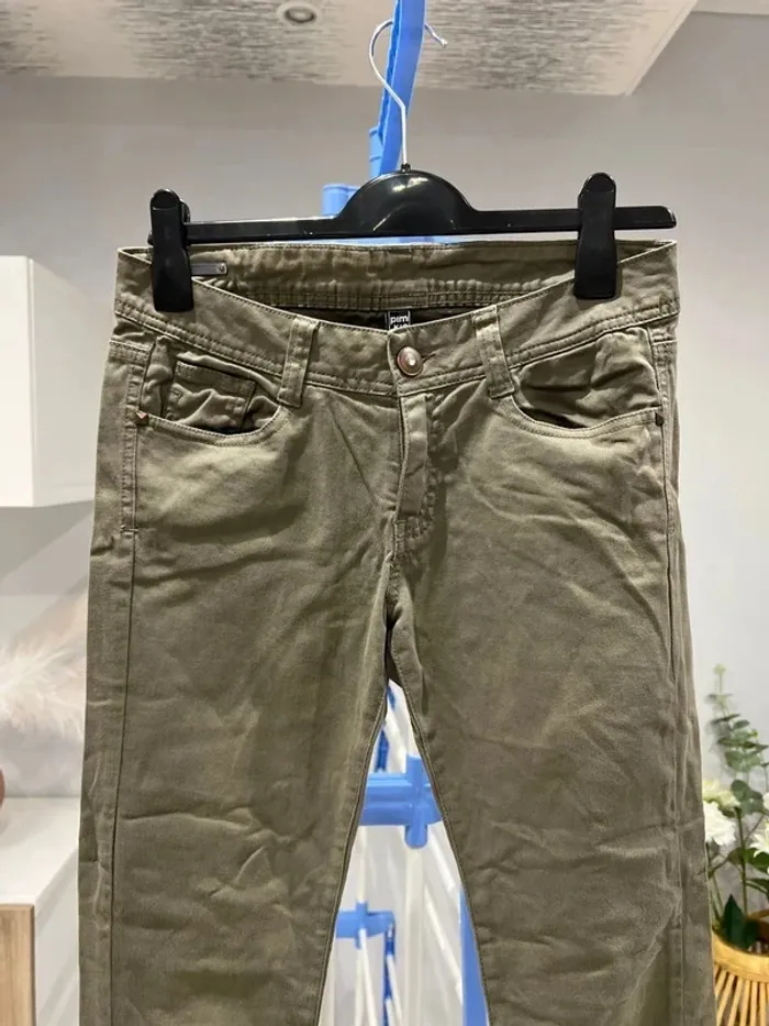 Pantalon droit vert - photo numéro 3