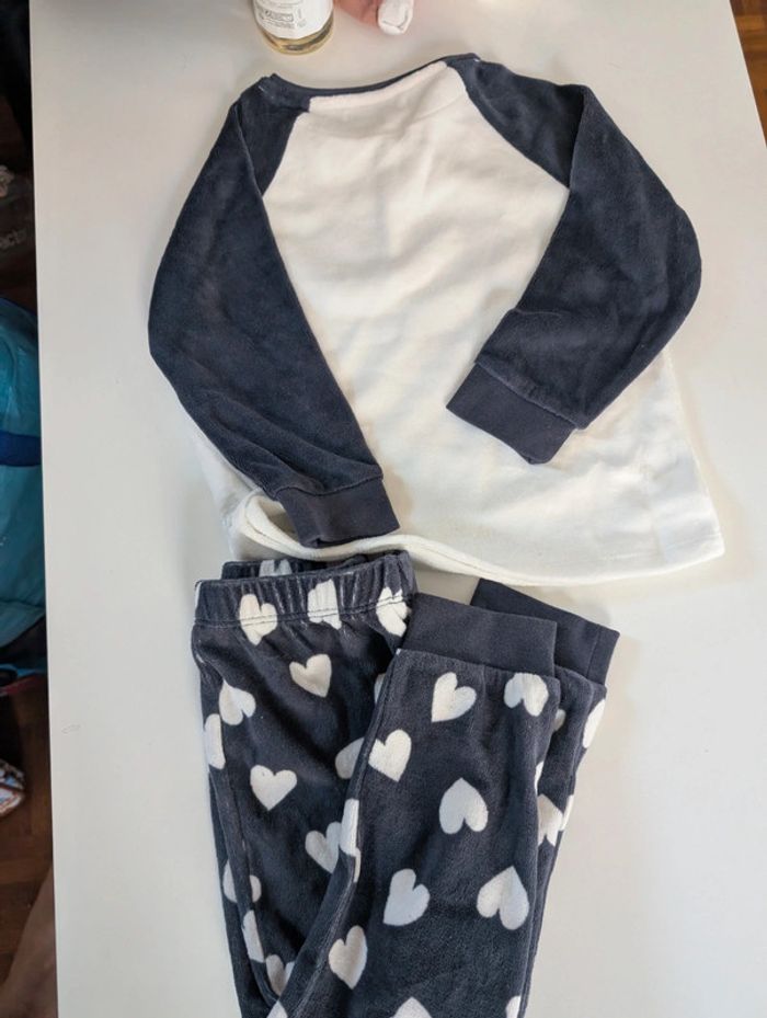 Pyjama velours 2 pièces panda Tex mixte 3 ans neuf - photo numéro 4