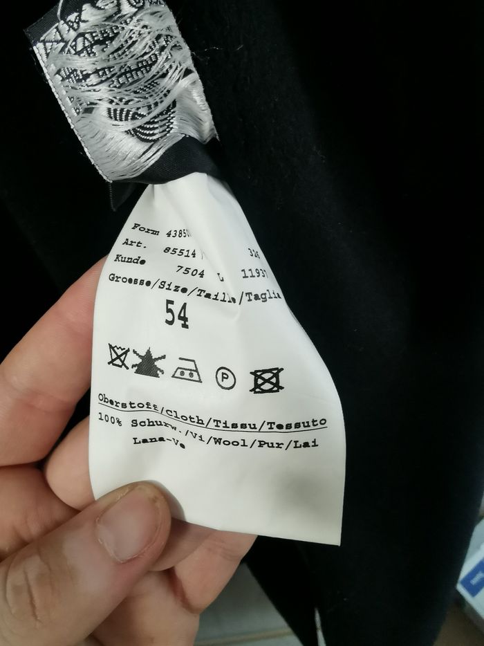 Manteau long noir 54 odermark - photo numéro 7